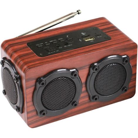 Kabelloser Bluetooth-fähiger Lautsprecher für den Außenbereich, tragbarer Subwoofer, Stereo-Musik, TF-Kartenleser