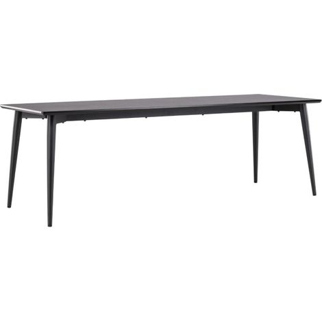 Table à Manger Design "Ellis" 230cm Noir (1/5)
