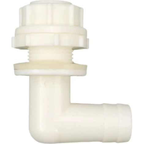 Raccord coud pour tuyau raccords blanc (1/5)