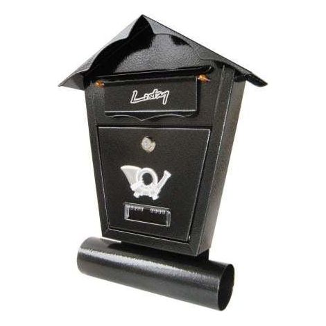 No-name Moderne Briefkasten in antikgrau, robust