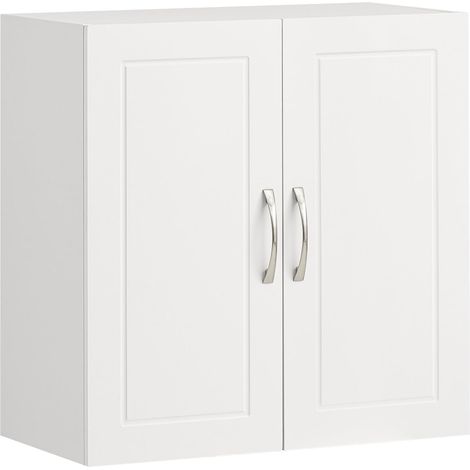 Mueble de Pared de Pared,Armario Suspendido con 2 Puertas,Blanco,L60 x H 60 cm,FRG231-W SoBuy ES