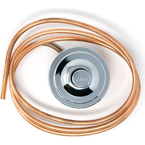 Pulsante con tubetto 145 cm per scarico wc catis d1030