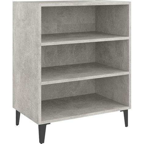 Maison Exclusive - Credenza Grigio Cemento 57x35x70 cm in Legno Multistrato (1/5)