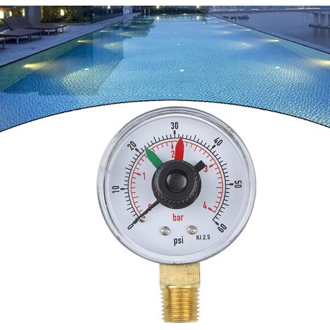 ECX271261 Manomètre Filtre Piscine Compatible avec Pro, HCF, Starlight S270T2 S244SV et Perflex Series Filtre à sable pour pièces de rechange (1/5)