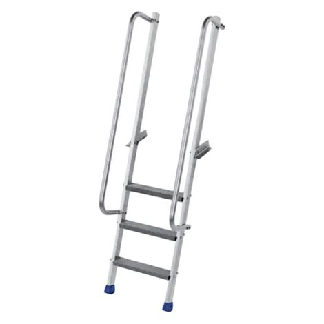 Scala di accesso soletta fissa - 4 gradini - Altezza di accesso 1.25 m - MAD-SPF-125