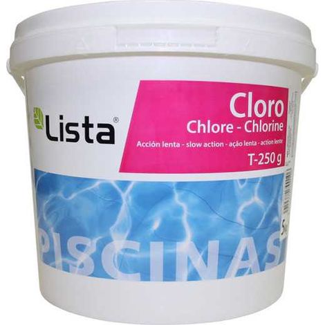 Cloro Tabletas 250 g 5 kg LISTA