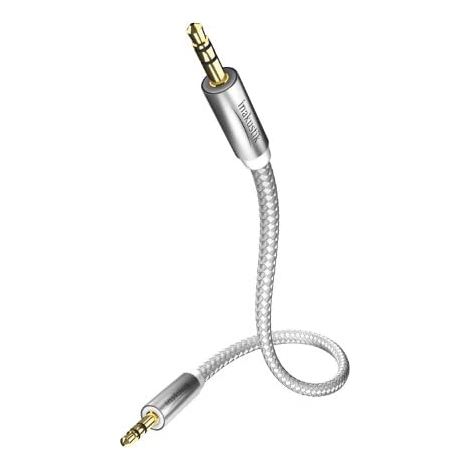 In-akustik Premium II - Cavo audio (da jack 3,5 mm a jack 3,5 mm, 1,5 m), colore bianco