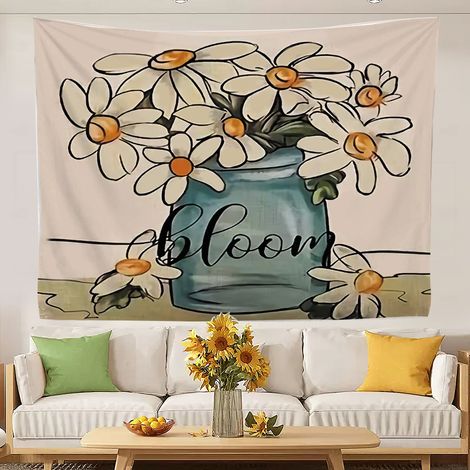 Tapisserie universitaire humoristique pour chambre à coucher, séchage rapide, idéale pour la maison ou le dortoir. 100x75cm (1/5)