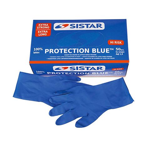 SISTAR 551.2970.9 GUANTI PROTECTION BLU MISURA 9 PEZZI 50