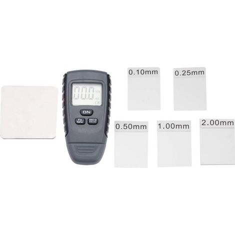 Jauge d'épaisseur de revêtement SAEC - Mini LCD numérique Peinture Testeur d'épaisseur, revêtement de Voiture Gauge Instrument de Mesure d'essai. (1/5)