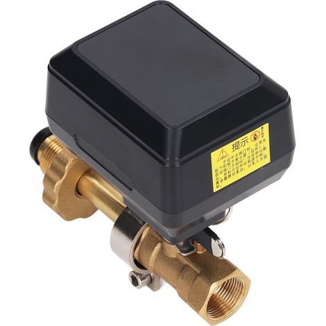 Régulateur de vanne électrique automatique anti-interférence avec détecteur de gaz, vanne à bille, prise UE AC90-240V, contrôleur de débit pour système de sécurité domestique (1/5)