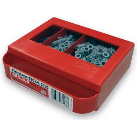 Taco Fischer Box Surtido 100 Sx 5X25 100 Sx 6X30 100 Sx 8X40 (1/3)