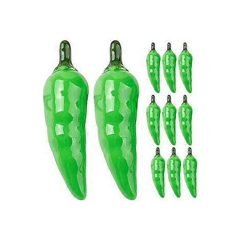 25 künstliche Miniatur-Paprika, künstliche Gemüsemodelle, simulierte Chilischoten, künstliche Gemüserequisiten