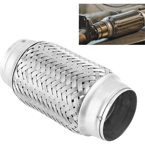 Tuyau Flexible d'Échappement en Acier Inoxydable 2.25x6 Pouces, Joint Universel Soudable (1/5)