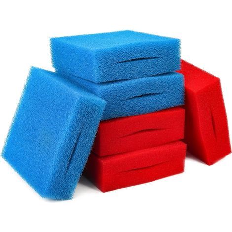 Filtration Sponges, Polyester 250x250x80mm, Compatible with Oase Biotec 5/10/30, Fresh and Salt Water (1/5)
