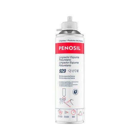 Limpiador Espuma Poliuretano Spray 500 ml, PENOSIL. (1/2)