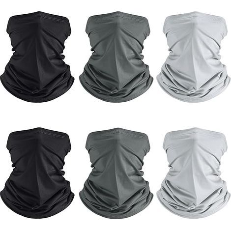 6-teiliges Sommer-Set mit UV-Schutz, kühlendem Halstuch, Gesichtsmaske, Schal, Sonnenschutz und atmungsaktivem Kopftuch (1/5)