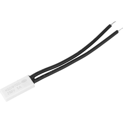 2 interrupteurs de contrôle de température KSD9700 normalement fermés, protecteurs thermiques, sonde en plastique, 150 °C (1/5)