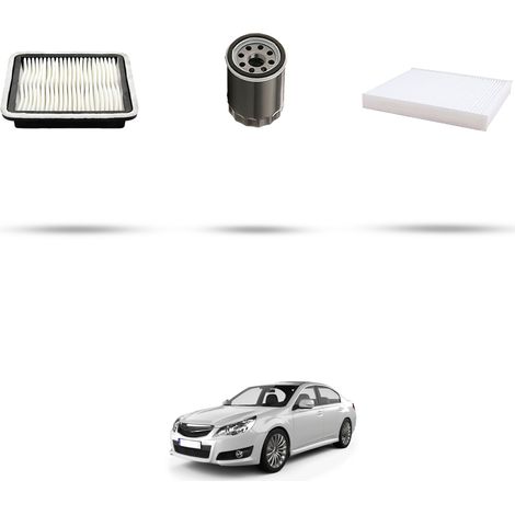 Kit tagliando 3 filtri compatibile con Subaru Legacy V 2.5I 127kw dal 2012 (1/4)