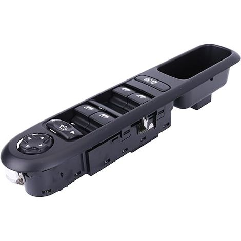 Botones de interruptor de elevalunas eléctricos compatibles con Citroën C3 Picasso 2009-2016. El interruptor de la ventanilla delantera izquierda sustituye a la referencia 96650620ZD. (1/5)