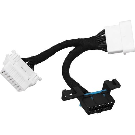 Extension of repartiteur OBD2 0.15m 16 pins, cable THERE male to double female, adapter universal for tool of Diagnostic of car (1/5)