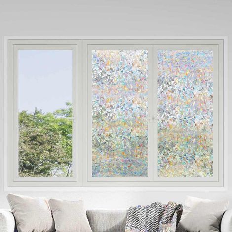 Statische Fensterfolie Transparent 90 x 1000 cm PVC