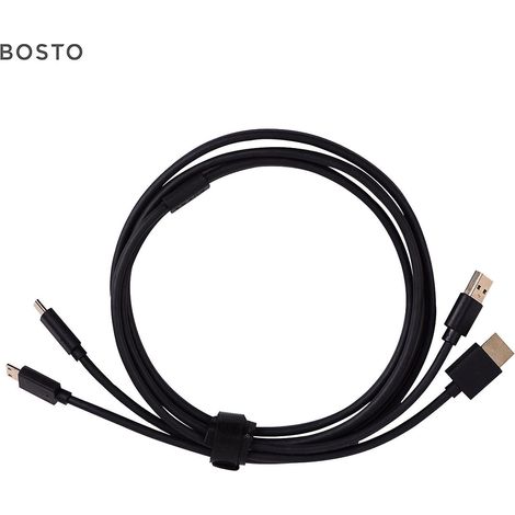 BOSTO 2-in-1-Kabel für BOSTO 13HD/16HD/16HDK/16HDT/BT-16HD/BT-16HDK/BT-16HDT Grafiktabletts