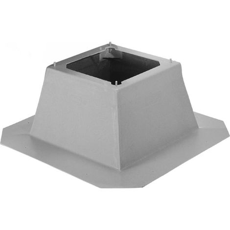 Helios FDS 180 Flachdachsockel aus GFK mit Klappmechanismus