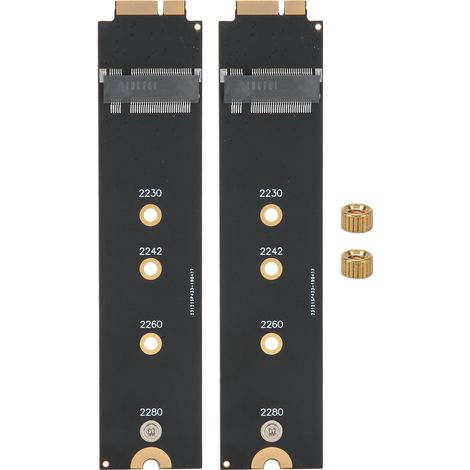 Stück SATA M.2 NGFF auf 2010 2011 Adapter für MacBook Air A1370 A1369 SSD Konvertierungskarte (12+6 Pins) (1/5)