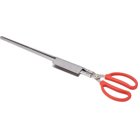 Pinces à crabe robustes en inox avec poignées isolantes, embout fendu pour pêche et fruits de mer, 51cm. (1/5)