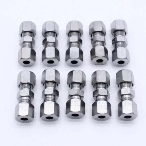 10x Bremsleitungsverbinder für 4,75 mm Bremsleitung ohne Flanschverbinder (1/4)