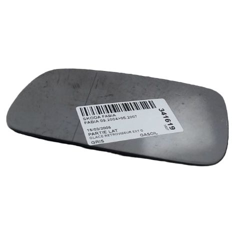 [PRODUIT D'OCCASION] Glace Retroviseur Exterieur G SKODA Fabia 2004-2007 ♻️ Ref Oe. 6y1857521p - Garantie à vie (1/3)
