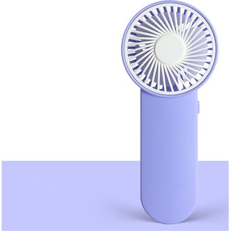 Ventilateur Portatif - Ventilateur à Piles AA - Avec Lanière et Support de Suspension - Pour Intérieur et Extérieur - 1 Pièce