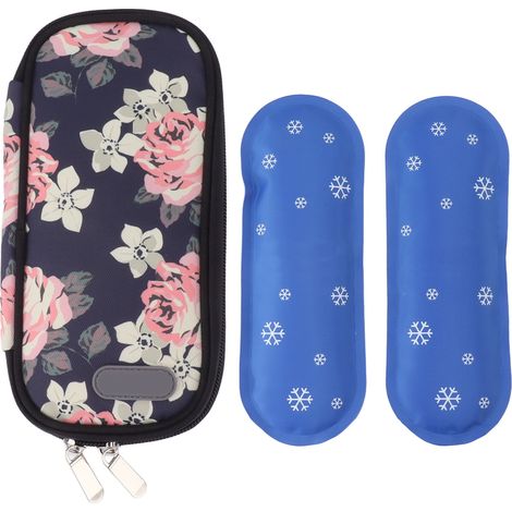 Sac isotherme pour insuline, pochette de transport avec fermeture éclair, pour usage intérieur et extérieur, type 2 (1/5)
