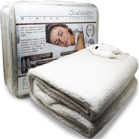 Coperta Elettrica Termica Due Telecomando Tre Livelli Calore Letto Matrimoniale (1/4)