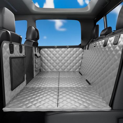 Hundedecke Auto Rückbank für SUV/LKW, 145x73cm, Wasserdicht, Grau (1/5)