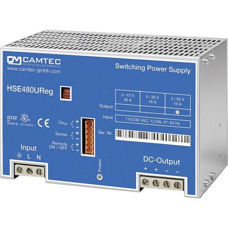 [GEBRAUCHT] B-Ware Camtec Netzgerät Stromversorgung Hseureg04801.15 T 0 15 V 26 A Hauptgerät