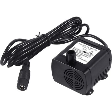 Mini Pompe à Eau 420L/H - Ultra Silencieuse 5W pour Aquarium, Bassin, Fontaine et Hydroponie - Pompe Submersible Économique et Fiable (1/5)