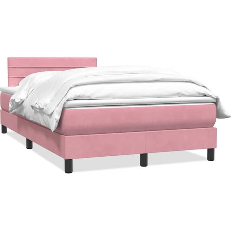 Maison Exclusive - Boxspringbett mit Matratze Rosa 120x220 cm Sam (1/5)
