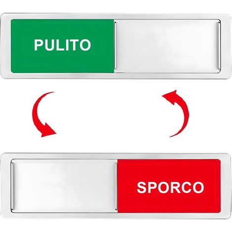 Magnete per lavastoviglie - Pulito/Sporco - Facile da leggere e posizionare - Organizer scorrevole - Accessori da cucina - Pratico magnete per lavastoviglie - Gadget da cucina - IT