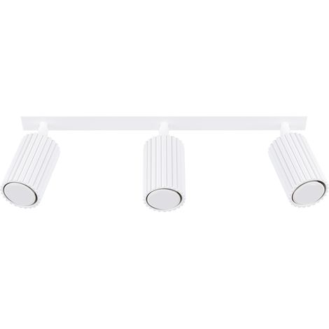 Lampada a sospensione ambra 3 GU10 bianco ALU lumilo 15.339.43 (1/5)
