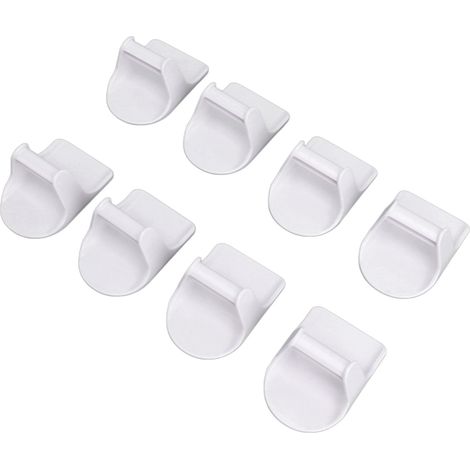 Set mit 8 starken Klebehaken für Sprühflaschen, aus ABS-Kunststoff, platzsparend für Küchenschränke (1/5)