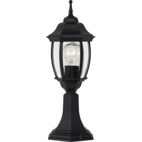 Borne extérieure Lucide Tireno E27 24W IP44 noire 47cm (1/2)