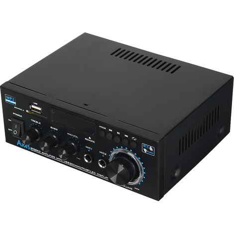AMPLIFICADOR DE POTENCIA Bluetooth amplificador de potencia de disco U amplificador de potencia de dos canales 40WX2 AK45 12-240V (1/5)
