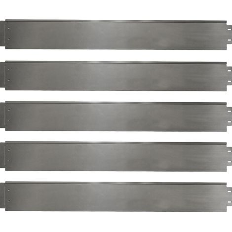 Bordo del prato 10 m a 100x14 cm metallo VitaliSpa (1/5)
