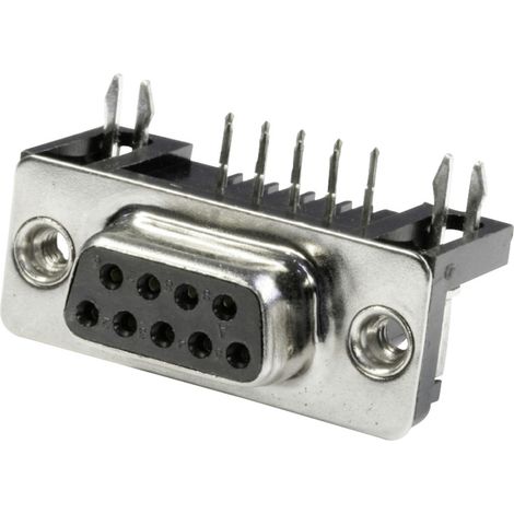 Connfly DS1037-09FNBKT7-0CC Embase SUB-D femelle Nombre de pôles: 9 pin à souder 1 pc(s) Tray