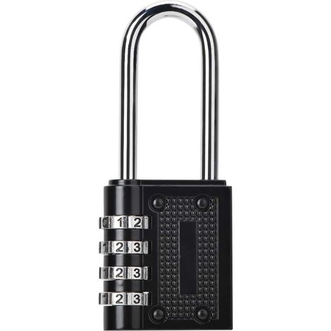 Verrouillage par mot de passe - Serrure codée par cadenas à combinaison à 4 chiffres pour casier de gym, casier d'employé, clôture, école, boîte à outils, stockage (1/5)