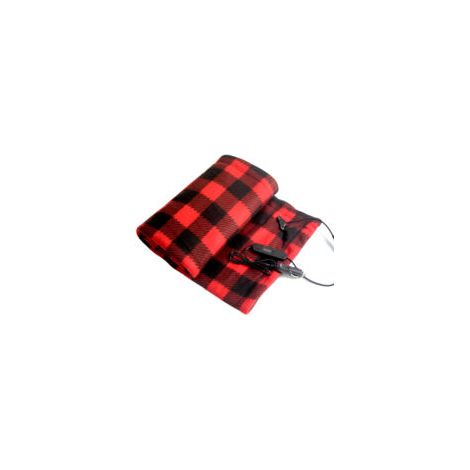 Couverture chauffante électrique 12V Polaire 100 x 60 cm Réglage numérique 37-55°C Idéale pour voiture et camping-car