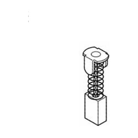 COPPIA SPAZZOLE SPAZZOLA A CARBONCINO RICAMBIO PER UTENSILI RYOBI 13702V 5X10X10 PZ.2 (23580)