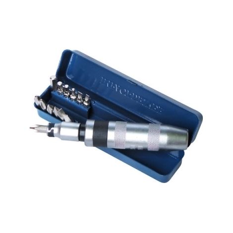 Giravite/Cacciavite a percussione/ad impatto con accessori set 13 pezzi